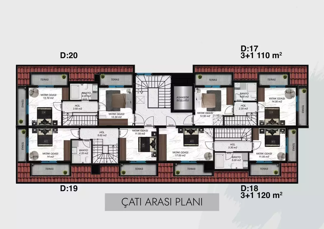 Flat 49m² in Turkey, Alania. Priced at 220000€ rent photo-27