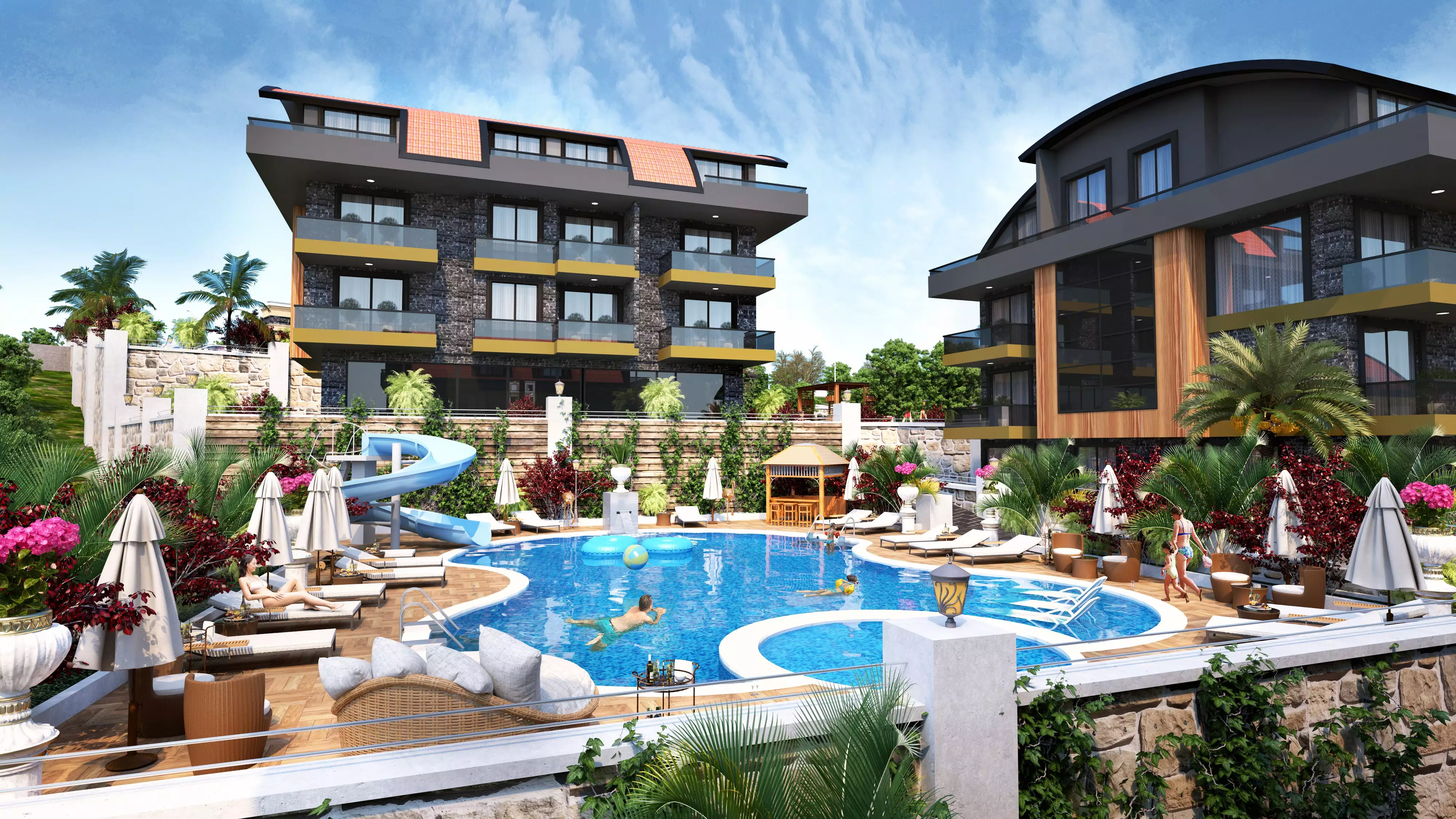 Flat 115m² in Turkey, Alania. Priced at 299000€ rent photo-2