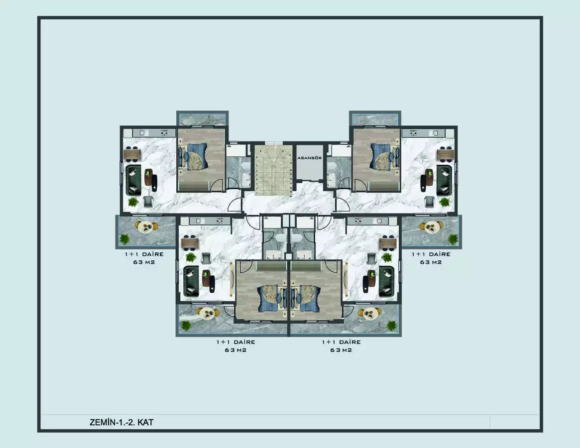 Flat 51m² in Turkey, Konakli. Priced at 106000€ rent photo-15