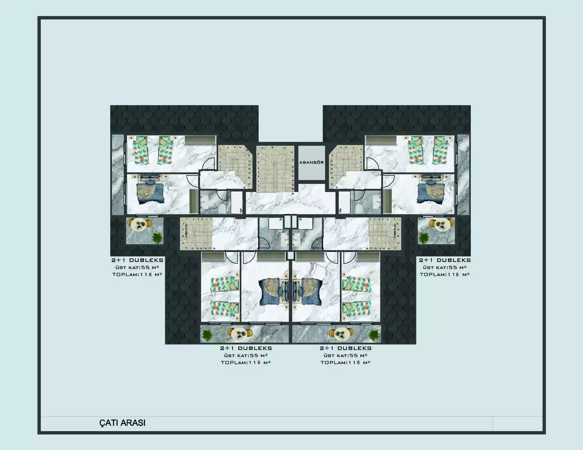 Flat 51m² in Turkey, Konakli. Priced at 106000€ rent photo-17