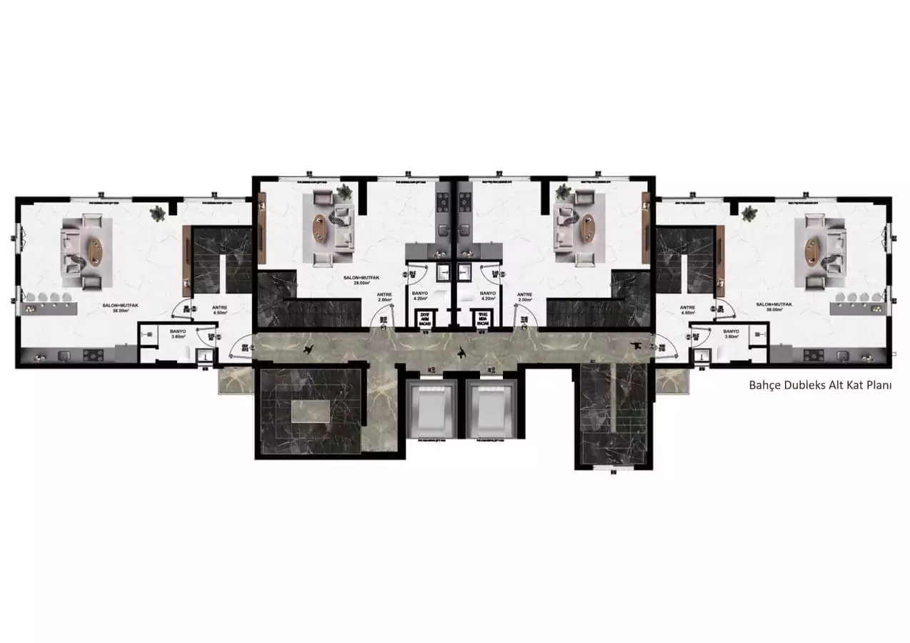 Flat 76m² in Turkey, Konakli. Priced at 115000€ rent photo-17