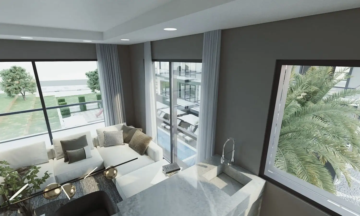 Flat 57m² in Turkey, Konakli. Priced at 98000€ rent photo-16