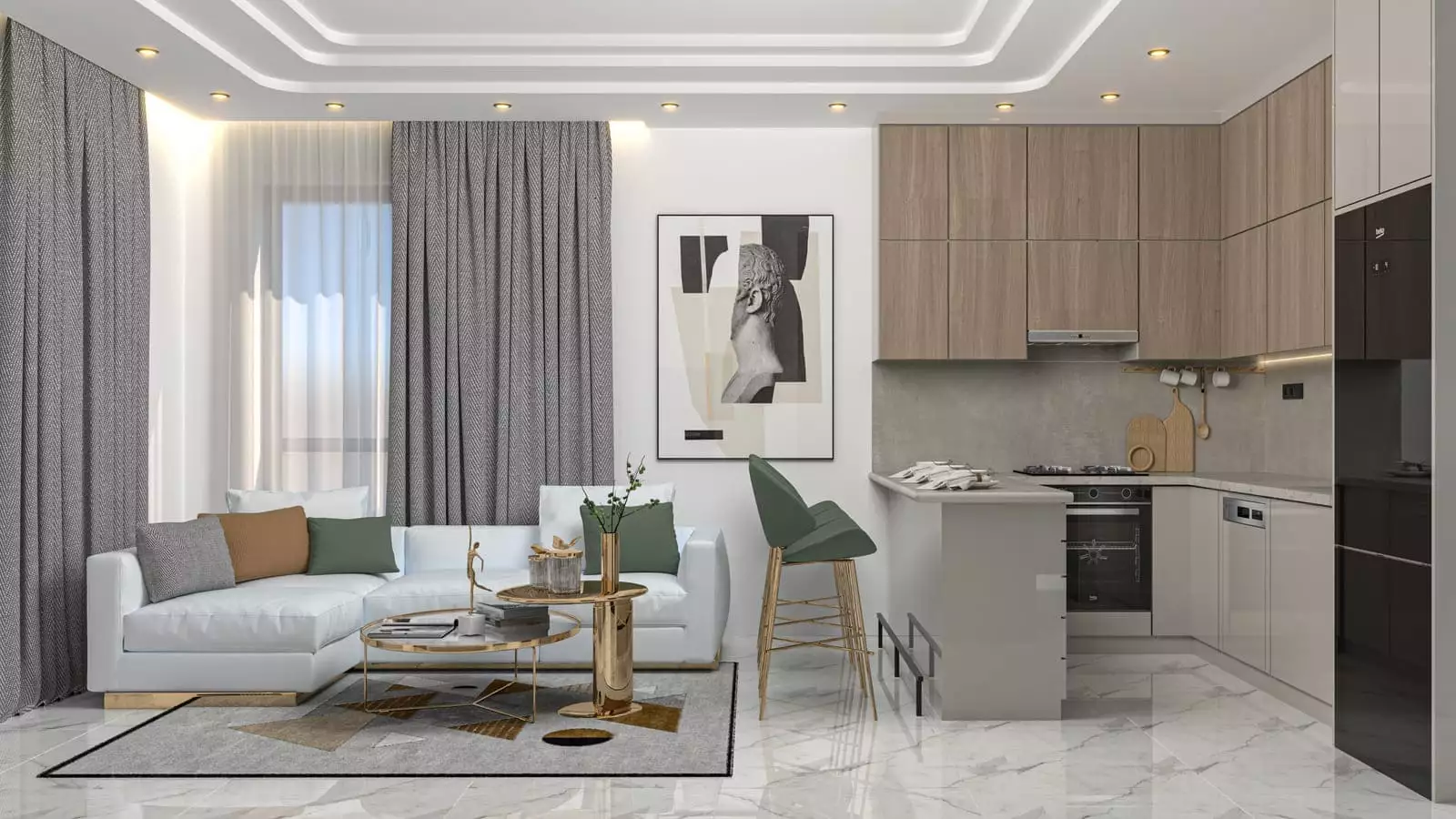 Flat 65m² in Turkey, Konakli. Priced at 126000€ rent photo-15