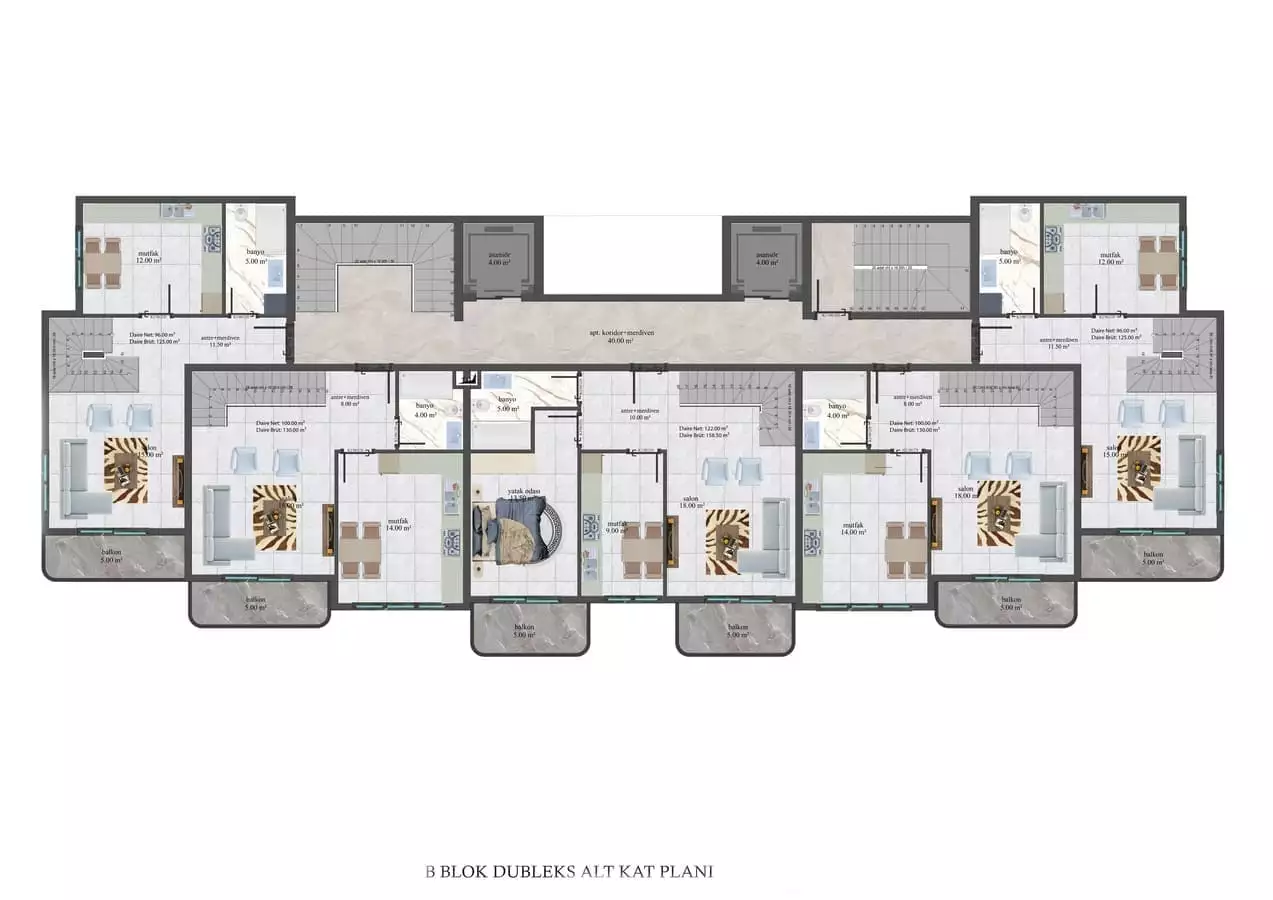Flat 65m² in Turkey, Konakli. Priced at 126000€ rent photo-21