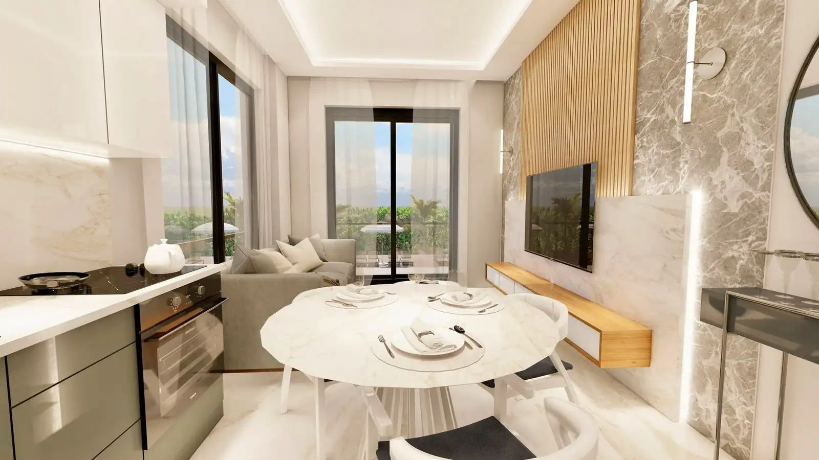 Flat 55m² in Turkey, Konakli. Priced at 111500€ rent photo-23