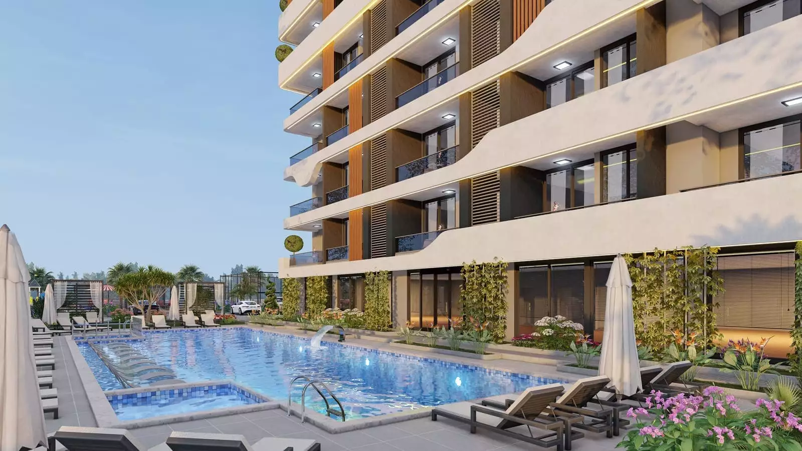 Flat 57m² in Turkey, Konakli. Priced at 100000€ rent photo-17
