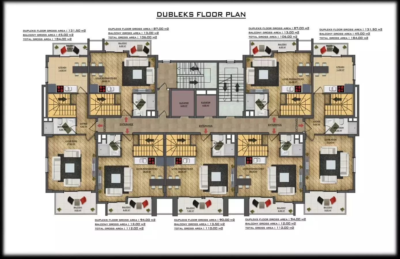 Flat 57m² in Turkey, Konakli. Priced at 100000€ rent photo-27