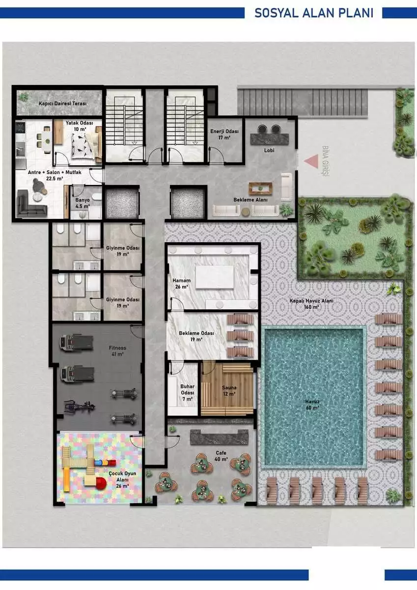 Flat 49m² in Turkey, Konakli. Priced at 104000€ rent photo-30