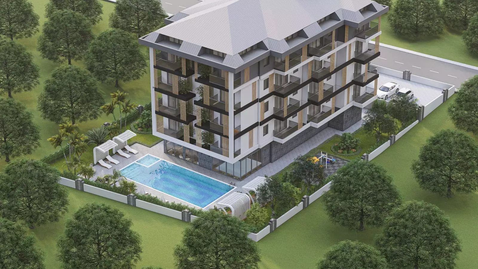 Flat 41m² in Turkey, Konakli. Priced at 123000€ rent photo-6