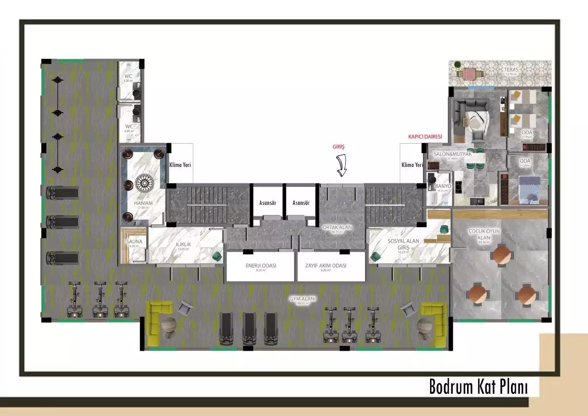 Flat 52m² in Turkey, Konakli. Priced at 94000€ rent photo-13