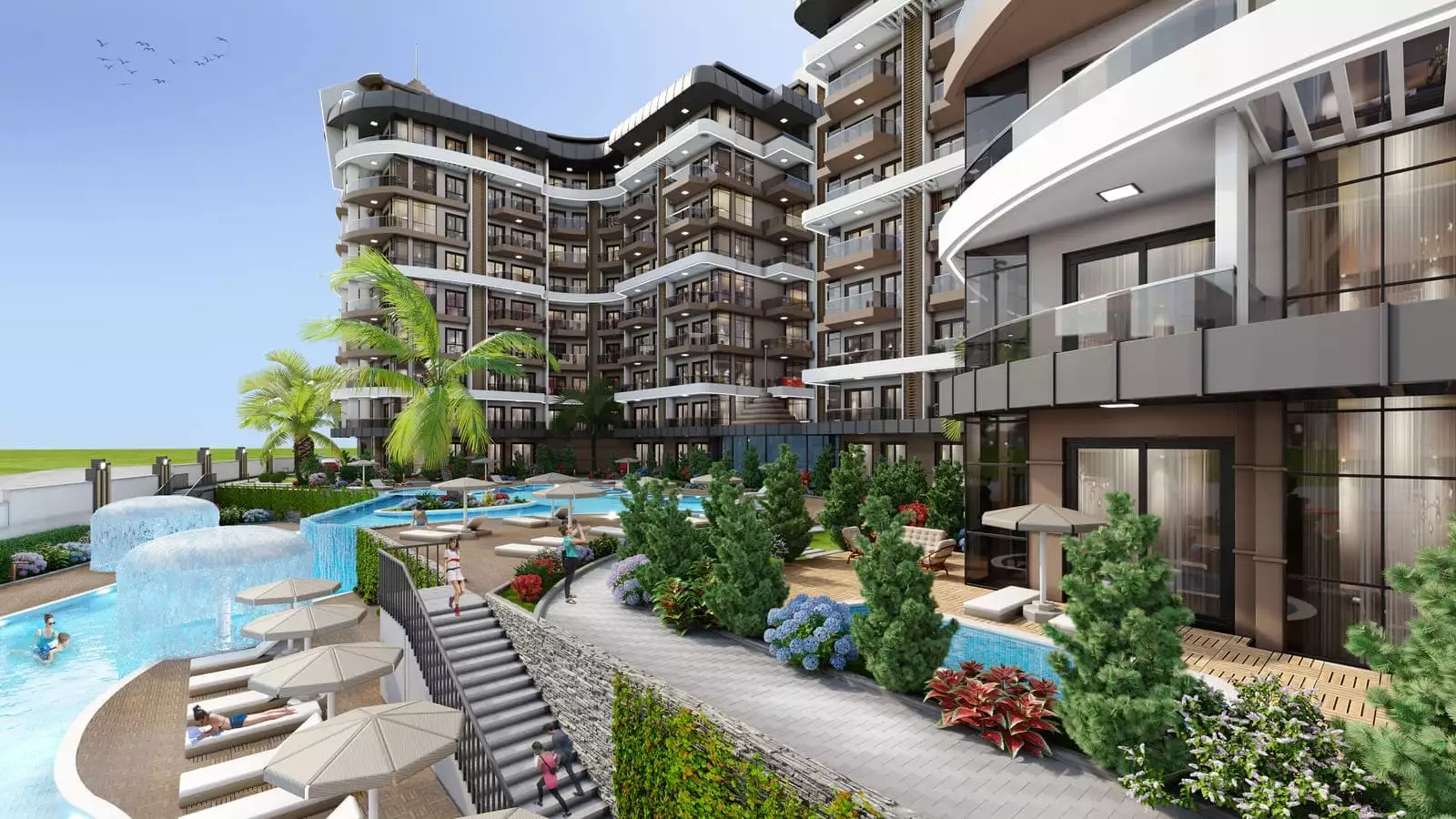 Flat 56m² in Turkey, Konakli. Priced at 139750€ rent photo-9