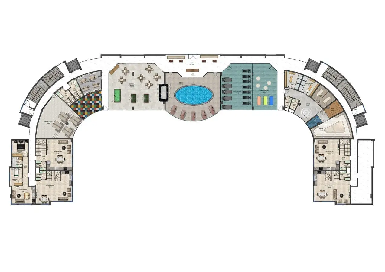 Flat 56m² in Turkey, Konakli. Priced at 139750€ rent photo-25