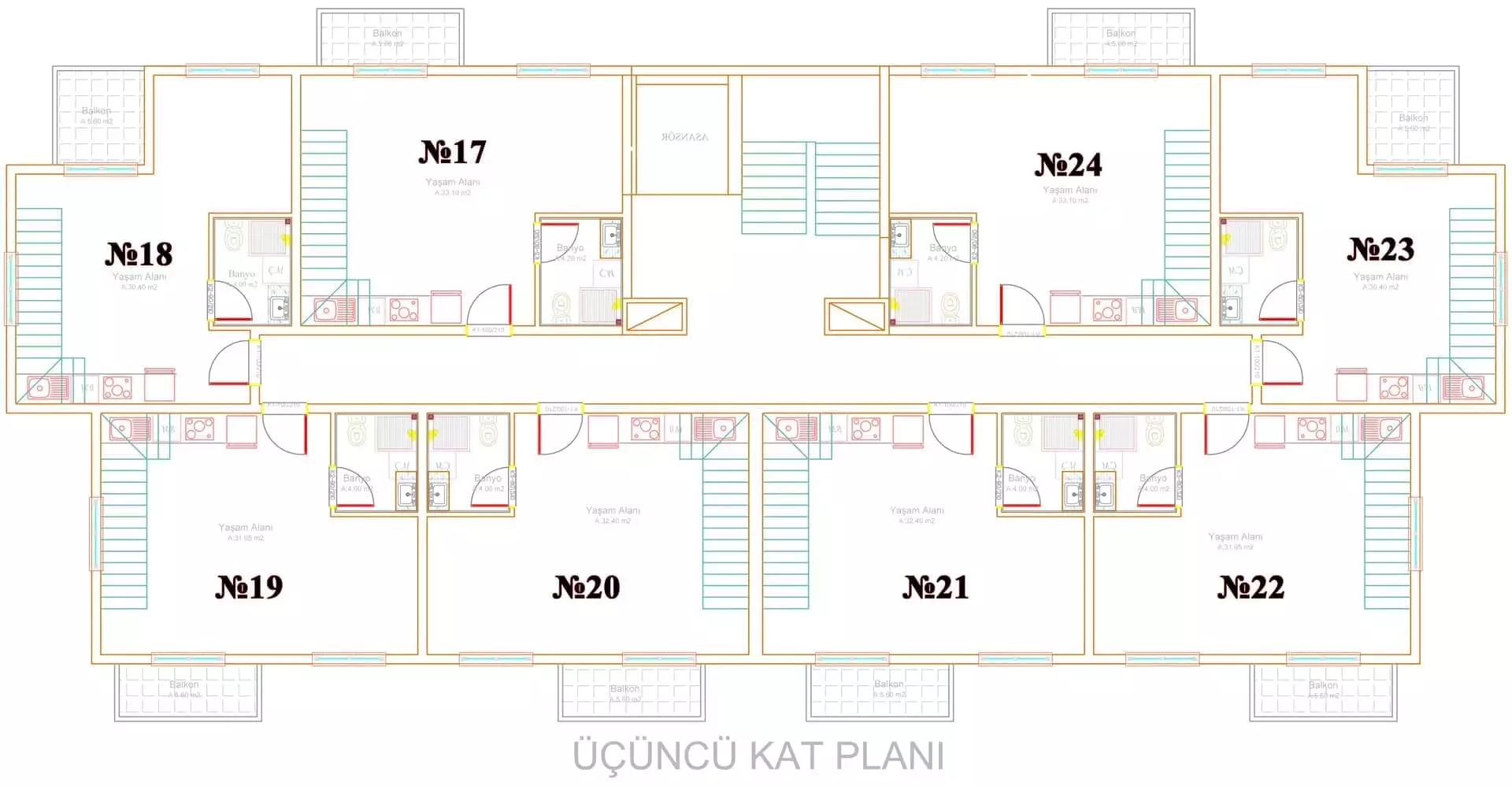 Flat 41m² in Turkey, Konakli. Priced at 97000€ rent photo-20