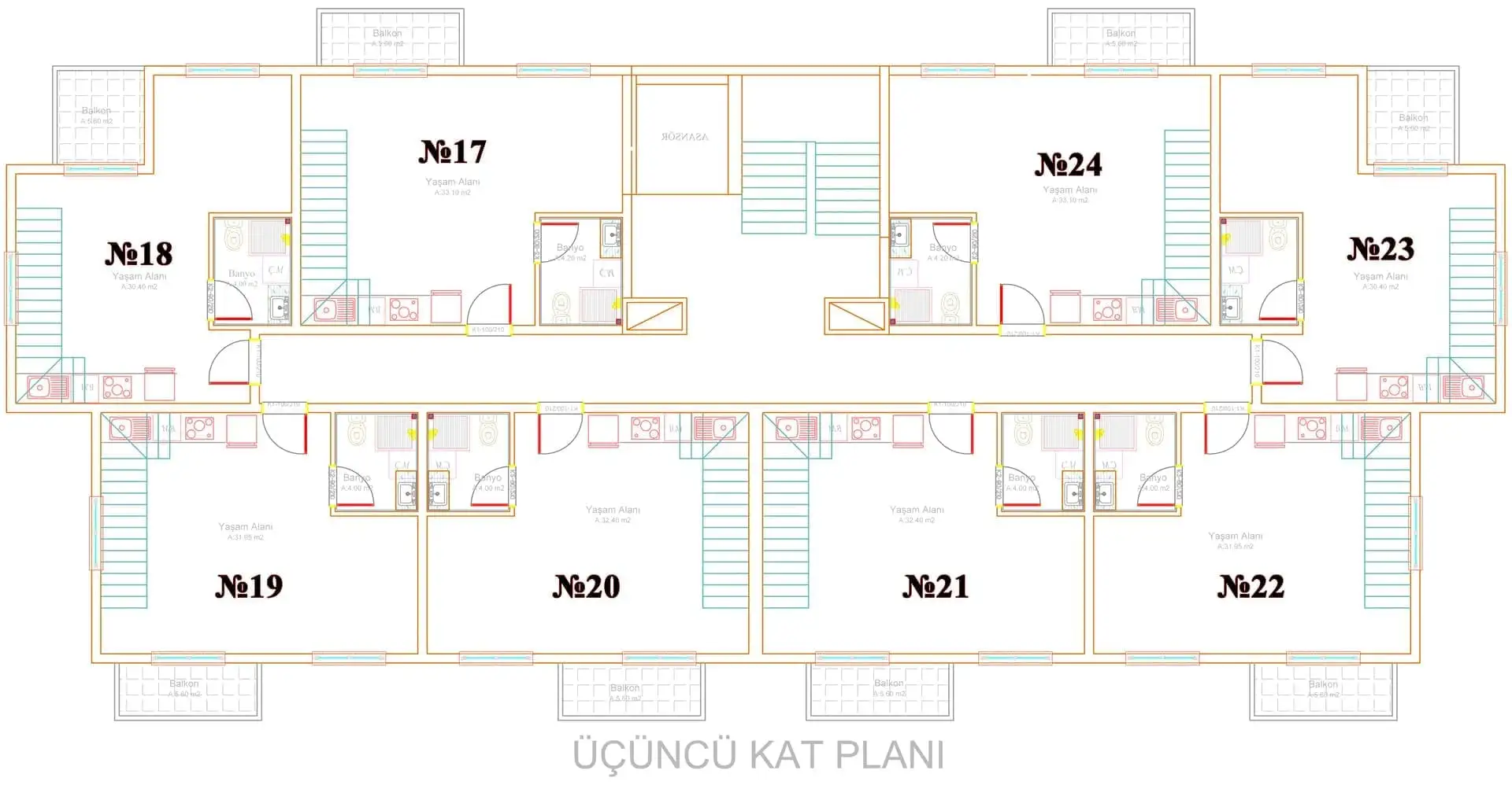 Flat 41m² in Turkey, Konakli. Priced at 97000€ rent photo-20