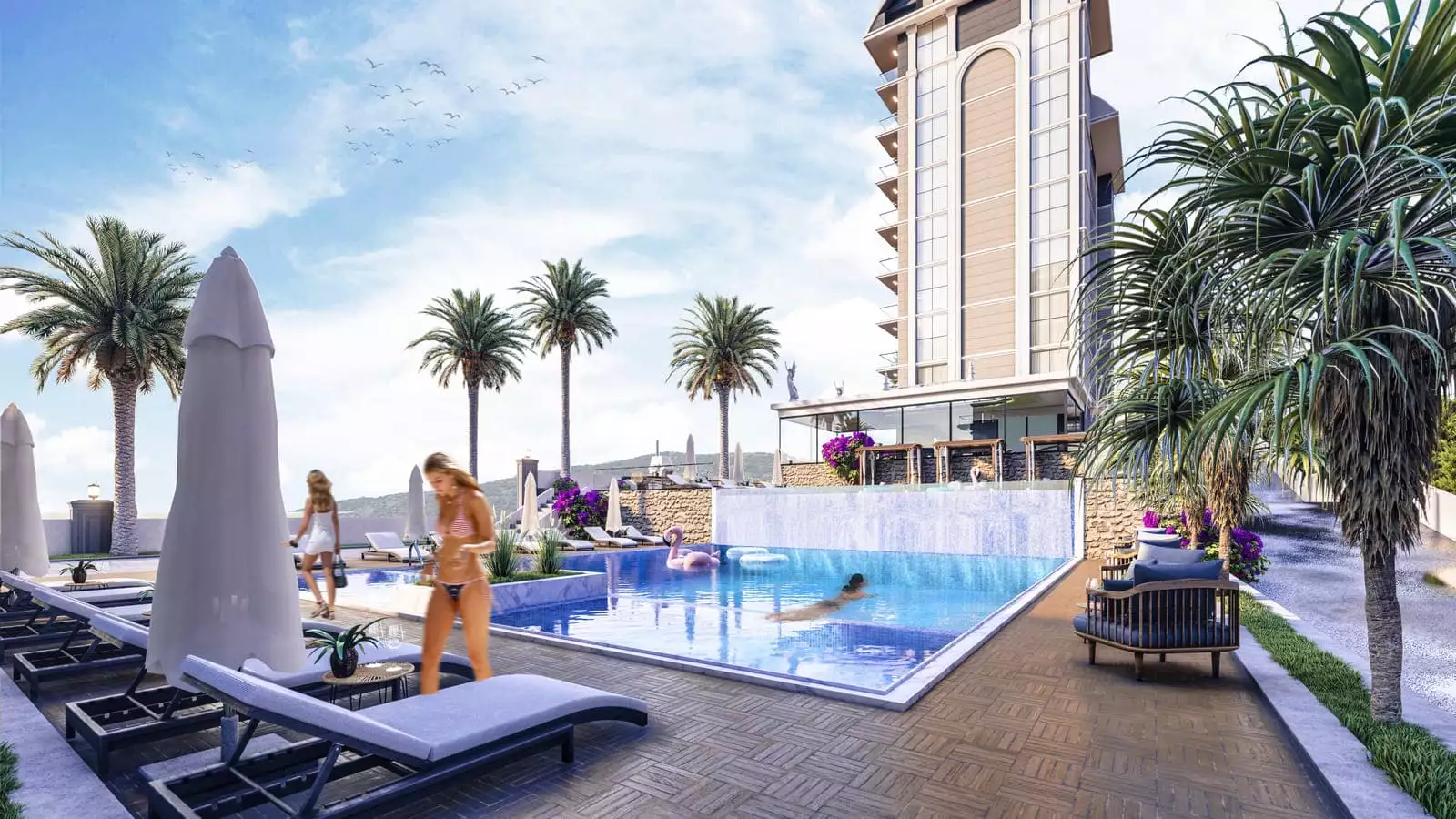 Flat 55m² in Turkey, Konakli. Priced at 112000€ rent photo-13