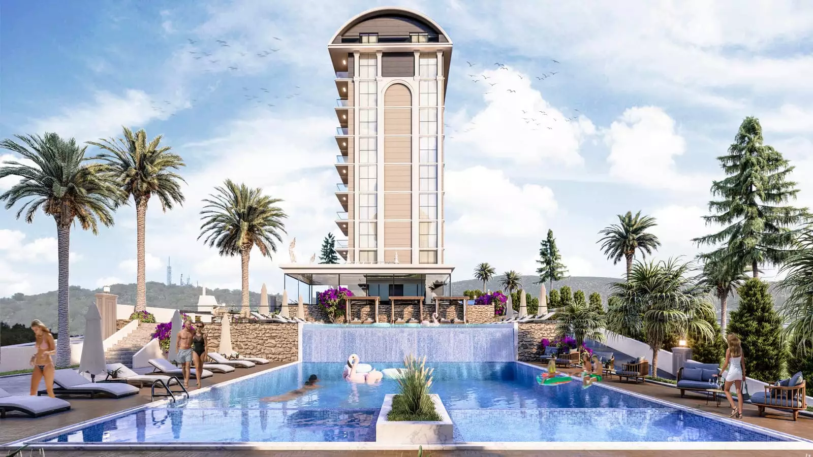 Flat 55m² in Turkey, Konakli. Priced at 112000€ rent photo-14