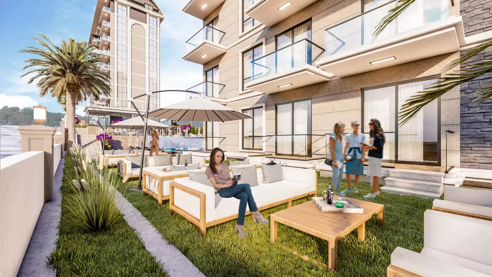 Flat 55m² in Turkey, Konakli. Priced at 112000€ rent photo-21