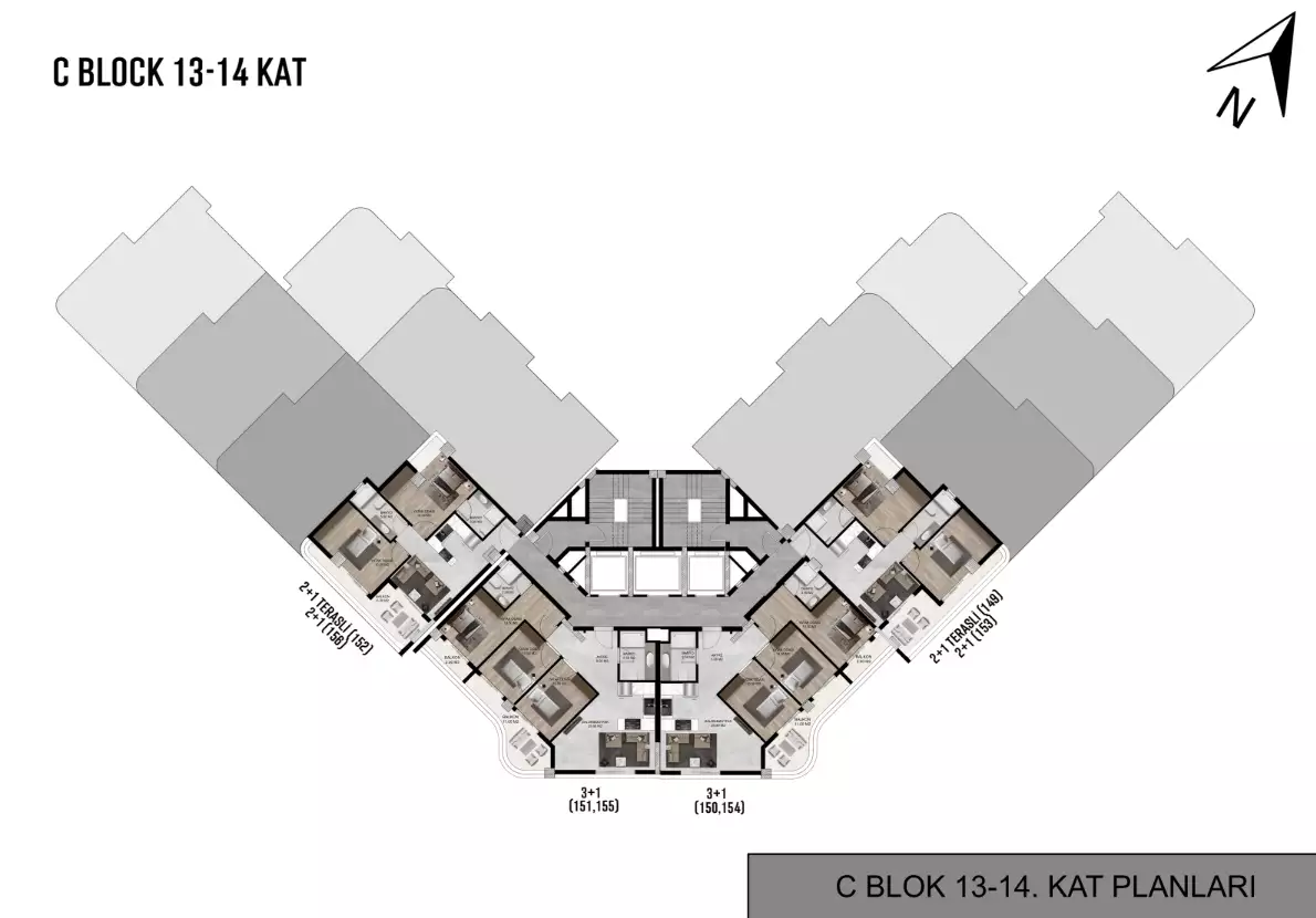 Flat 59m² in Turkey, Mersin. Priced at 69000€ rent photo-24