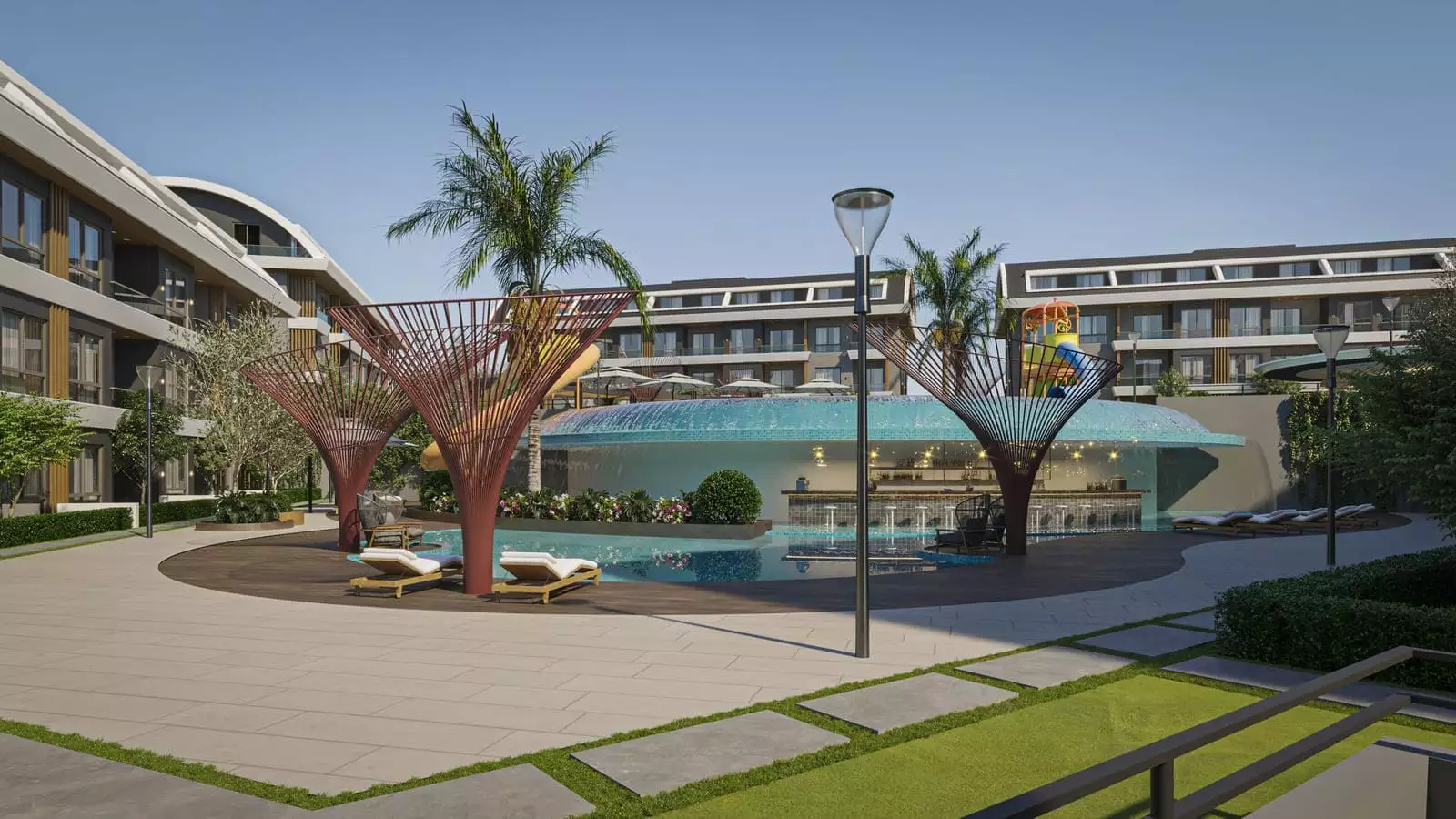 Flat 56m² in Turkey, Konakli. Priced at 125000€ rent photo-14