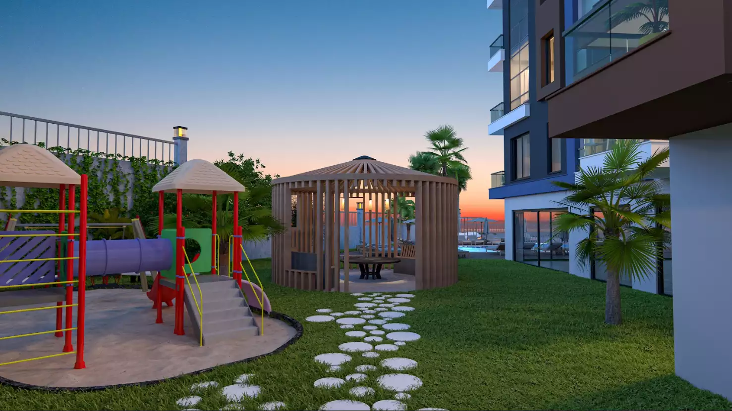 Flat 52m² in Turkey, Kargicak. Priced at 135000€ rent photo-4