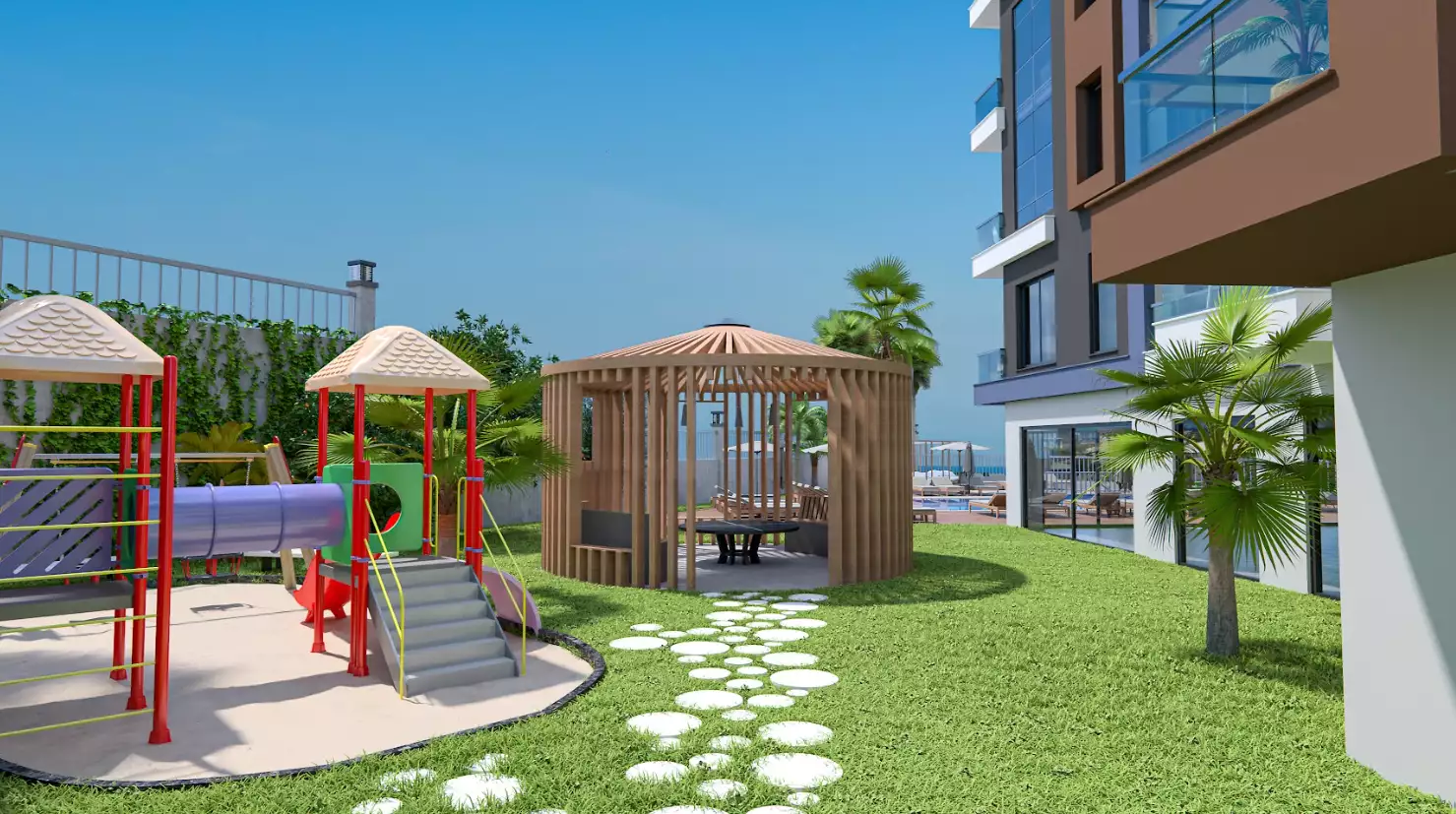 Flat 52m² in Turkey, Kargicak. Priced at 135000€ rent photo-11