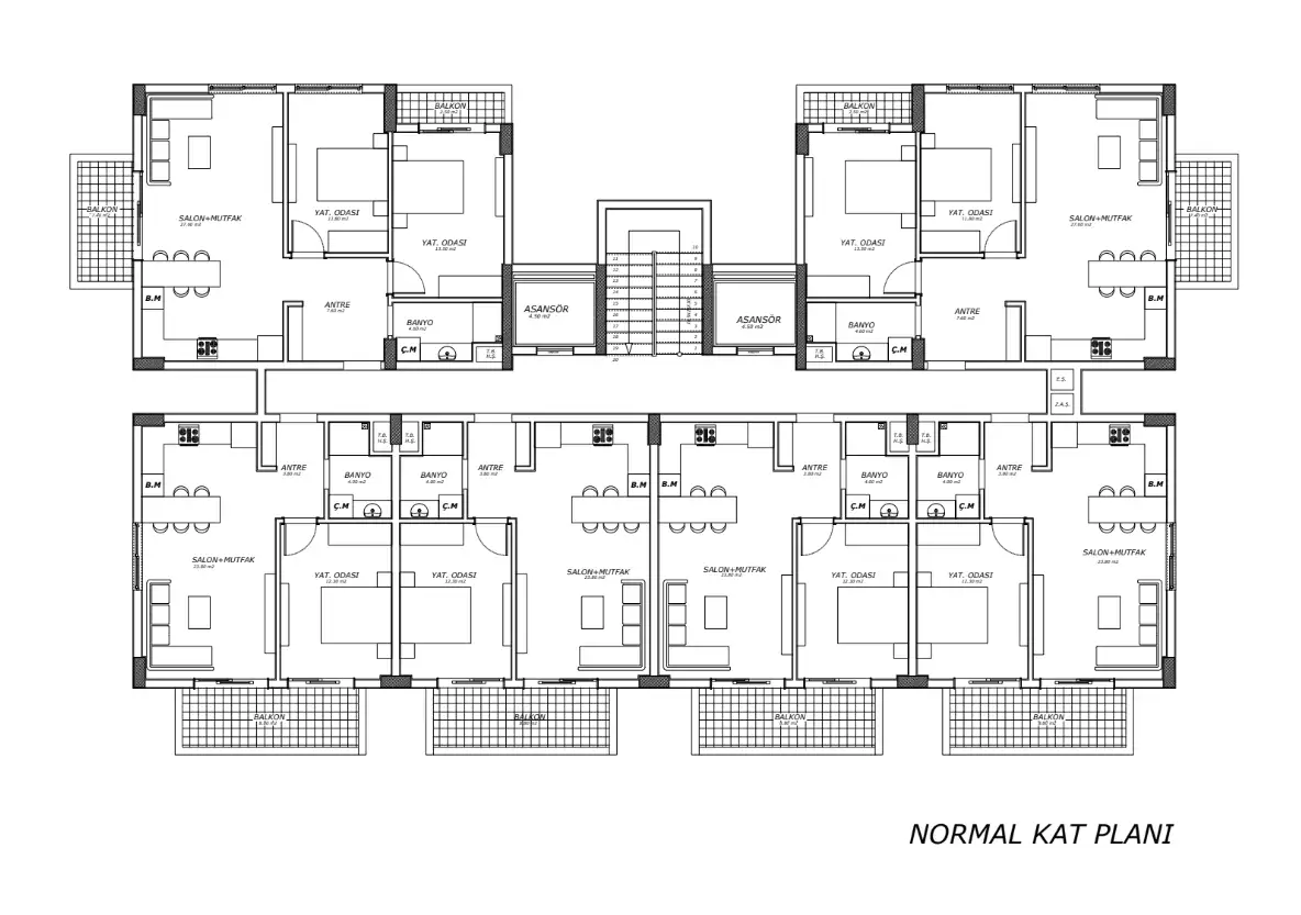 Flat 50m² in Turkey, Mahmutlar. Priced at 105000€ rent photo-20