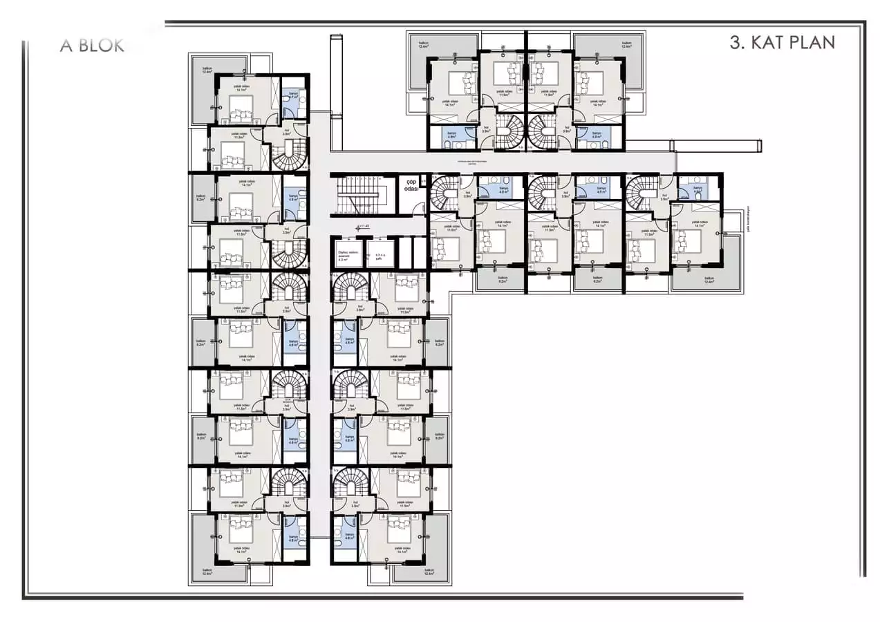 Flat 58m² in Turkey, Oba. Priced at 156000€ rent photo-20