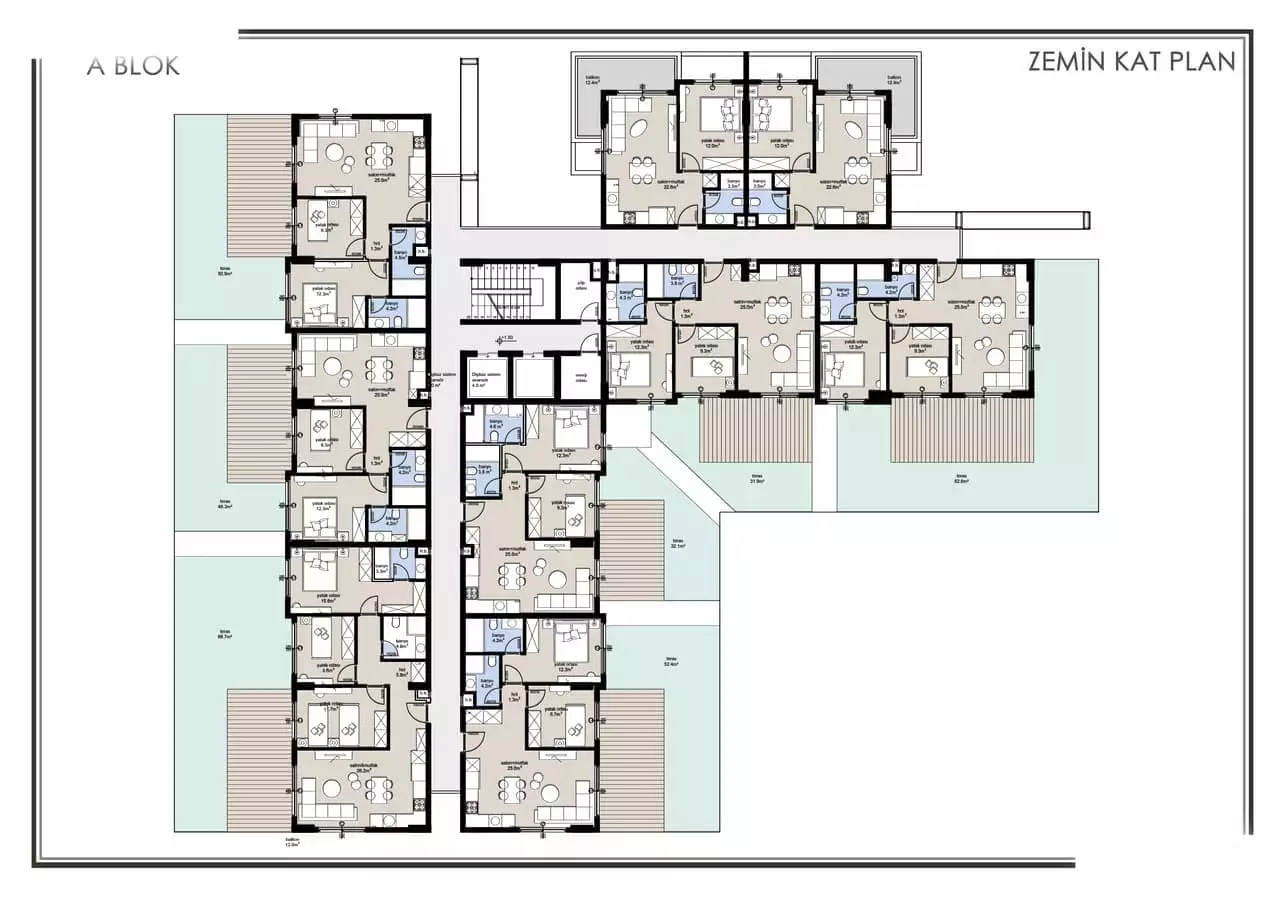 Flat 58m² in Turkey, Oba. Priced at 156000€ rent photo-21