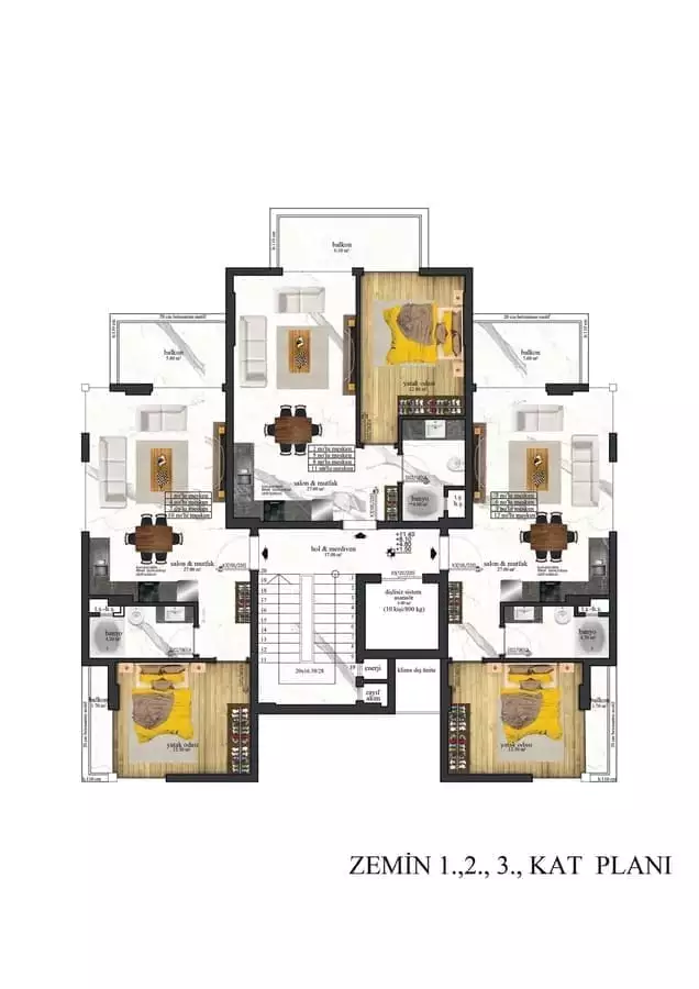 Flat 58m² in Turkey, Avsallar. Priced at 115000€ rent photo-22