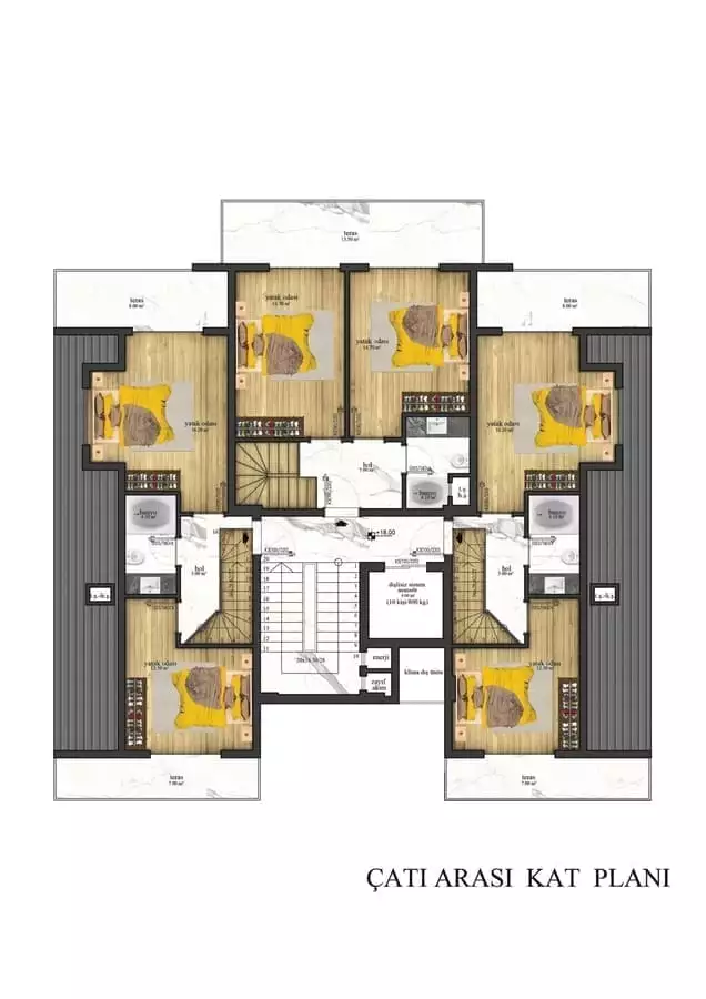 Flat 58m² in Turkey, Avsallar. Priced at 115000€ rent photo-24