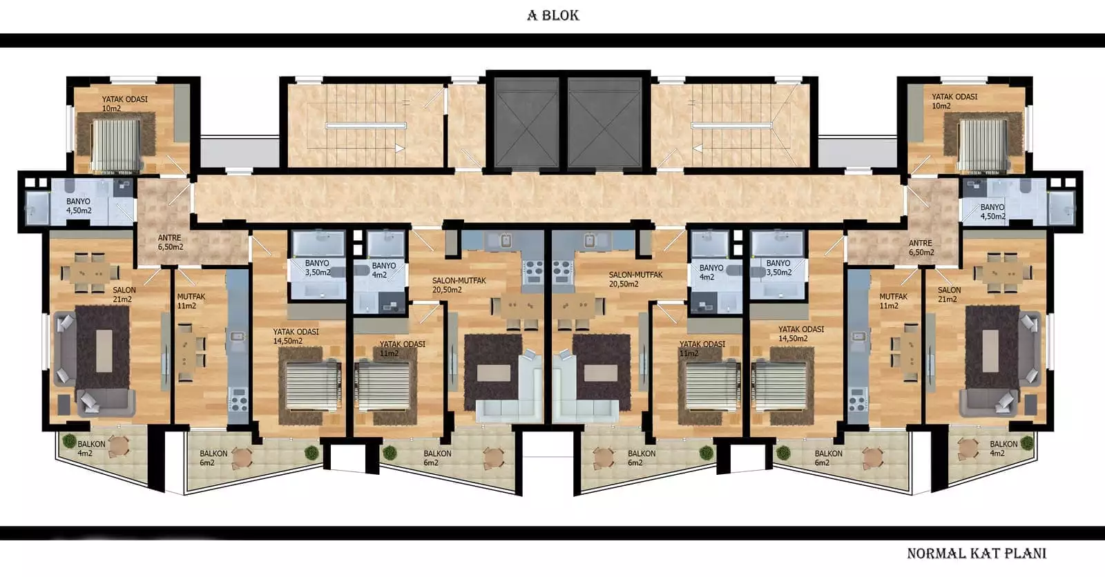 Flat 52m² in Turkey, Avsallar. Priced at 95000€ rent photo-20
