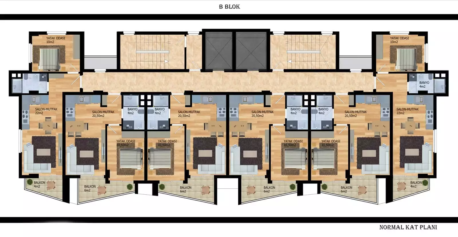 Flat 52m² in Turkey, Avsallar. Priced at 95000€ rent photo-23