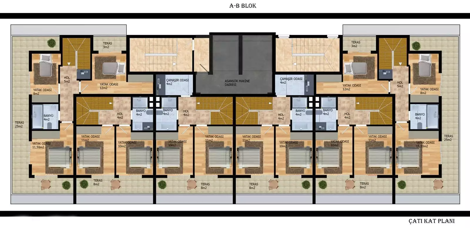 Flat 52m² in Turkey, Avsallar. Priced at 95000€ rent photo-24