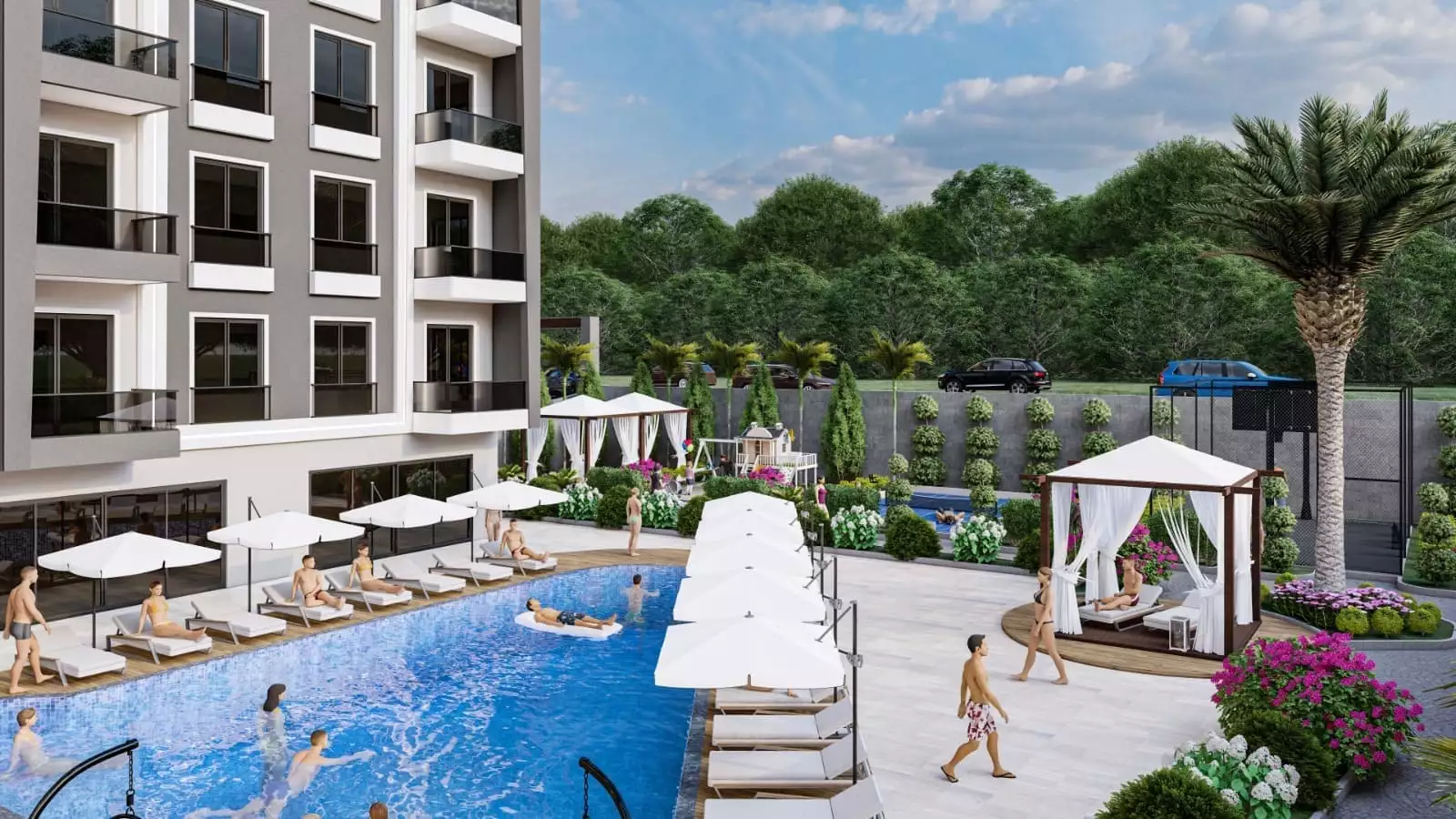 Flat 53m² in Turkey, Avsallar. Priced at 110000€ rent photo-12
