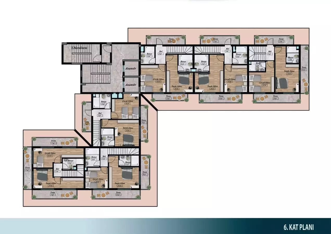 Flat 53m² in Turkey, Avsallar. Priced at 110000€ rent photo-21