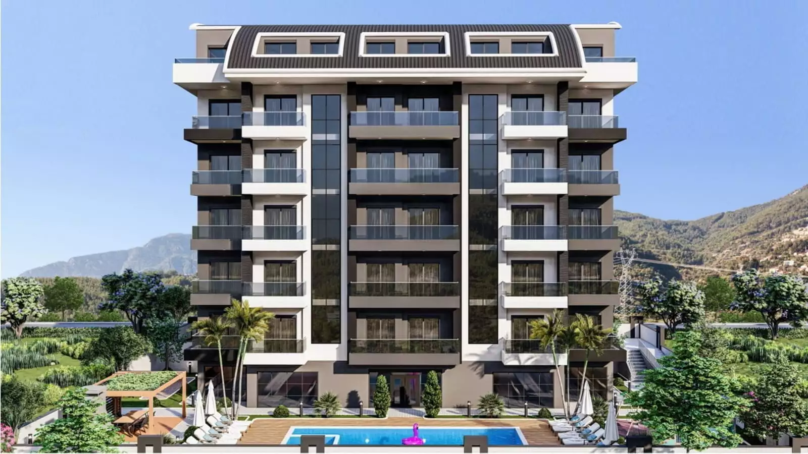 Flat 54m² in Turkey, Avsallar. Priced at 108500€ rent photo-2