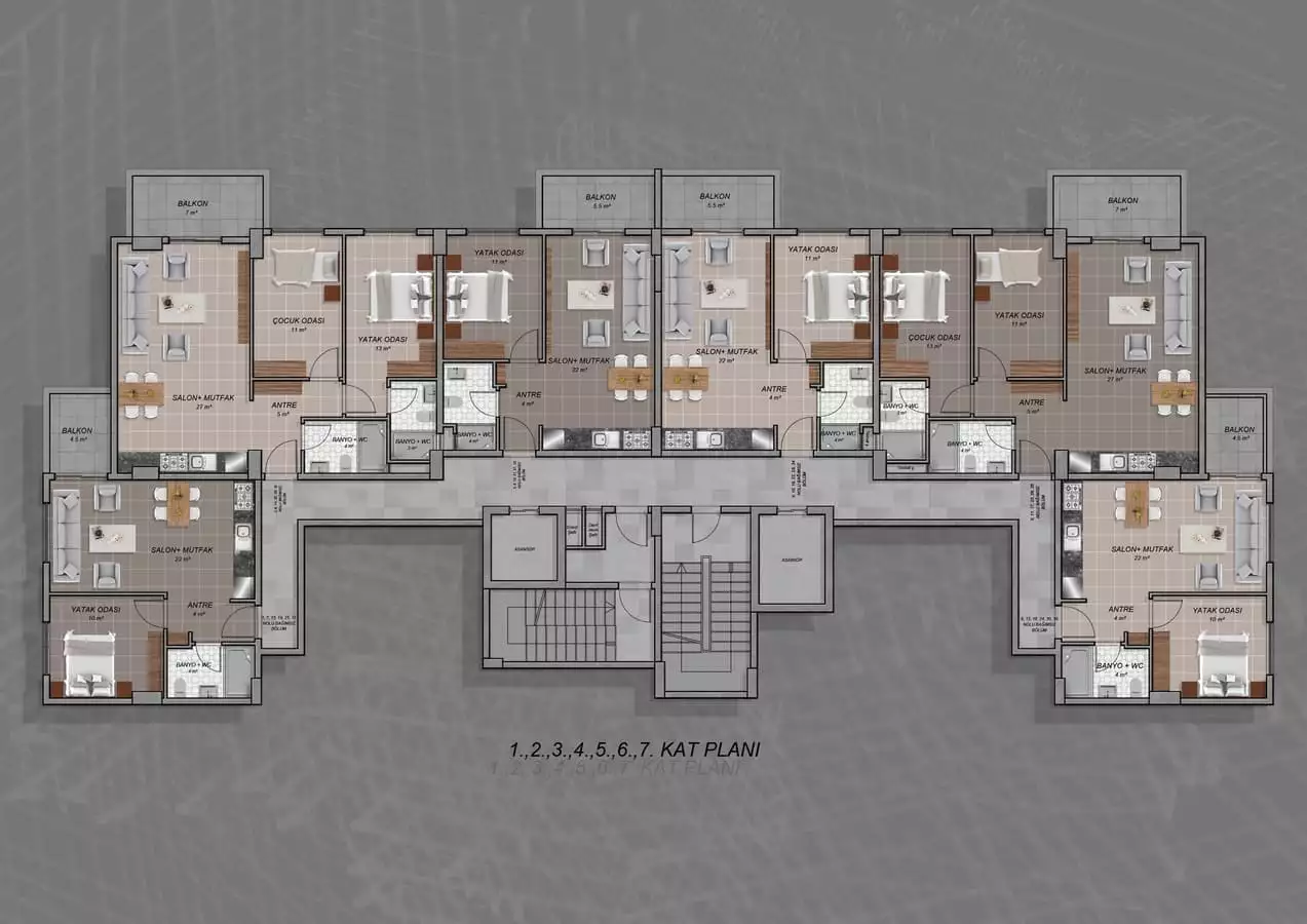 Flat 44m² in Turkey, Avsallar. Priced at 105000€ rent photo-25
