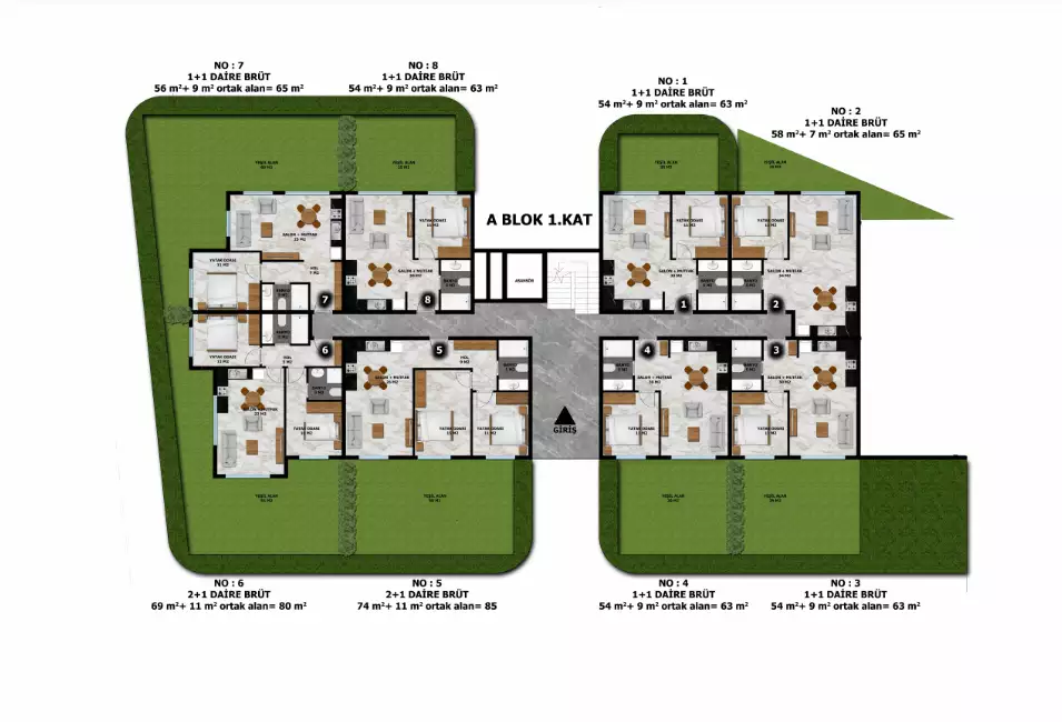 Flat 63m² in Turkey, Avsallar. Priced at 167000€ rent photo-12