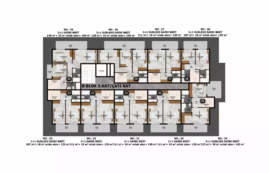Flat 63m² in Turkey, Avsallar. Priced at 167000€ rent photo-15