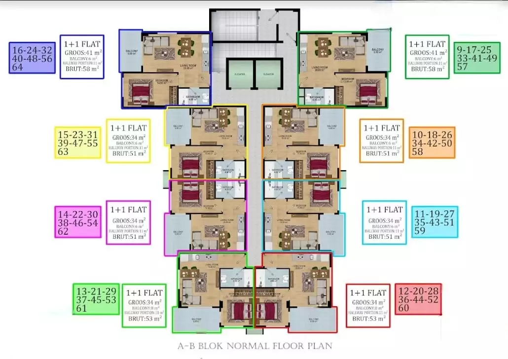 Flat 51m² in Turkey, Avsallar. Priced at 107500€ rent photo-10
