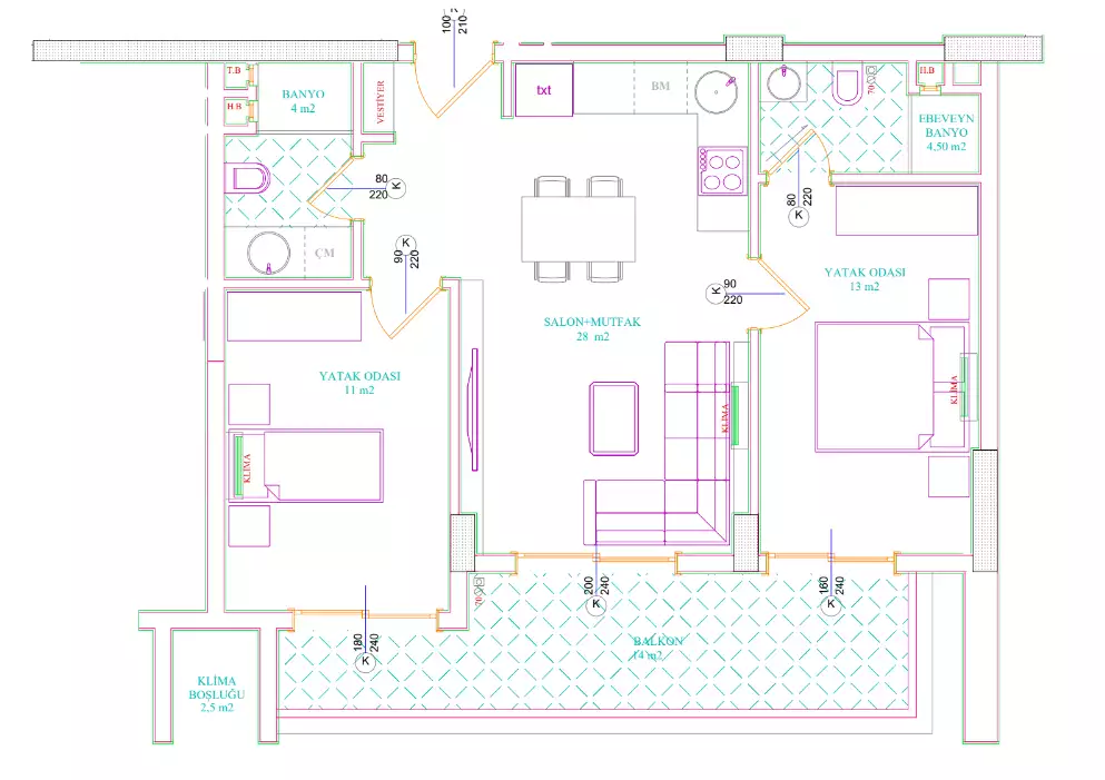 Flat 105m² in Turkey, Avsallar. Priced at 145000€ rent photo-9