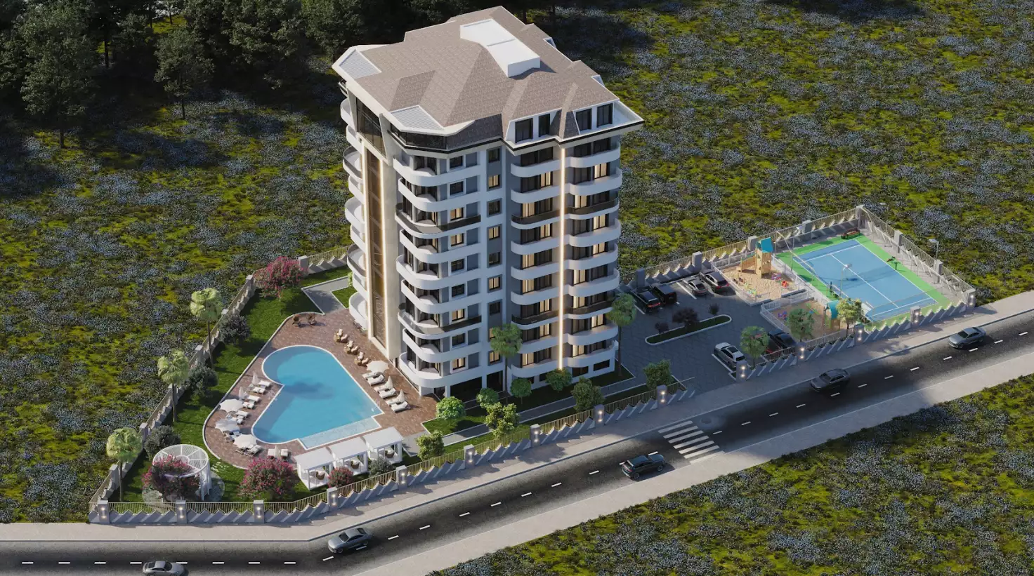Flat 61m² in Turkey, Avsallar. Priced at 95900€ rent photo-6