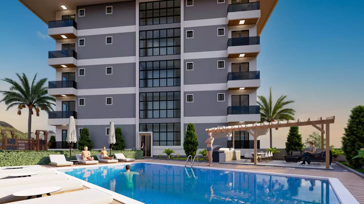 Flat 73m² in Turkey, Oba. Priced at 135000€ rent photo-6