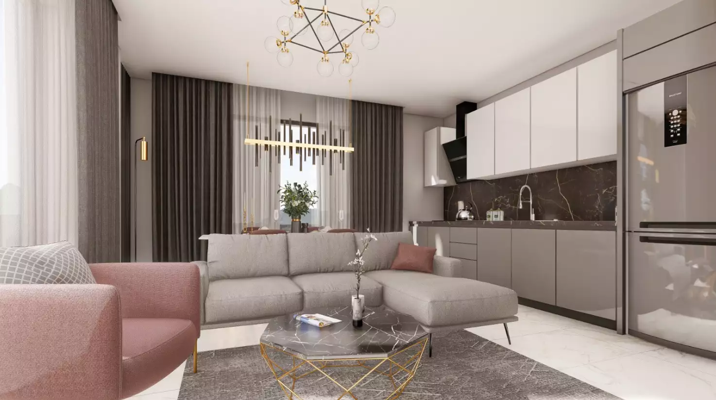 Flat 73m² in Turkey, Oba. Priced at 135000€ rent photo-12