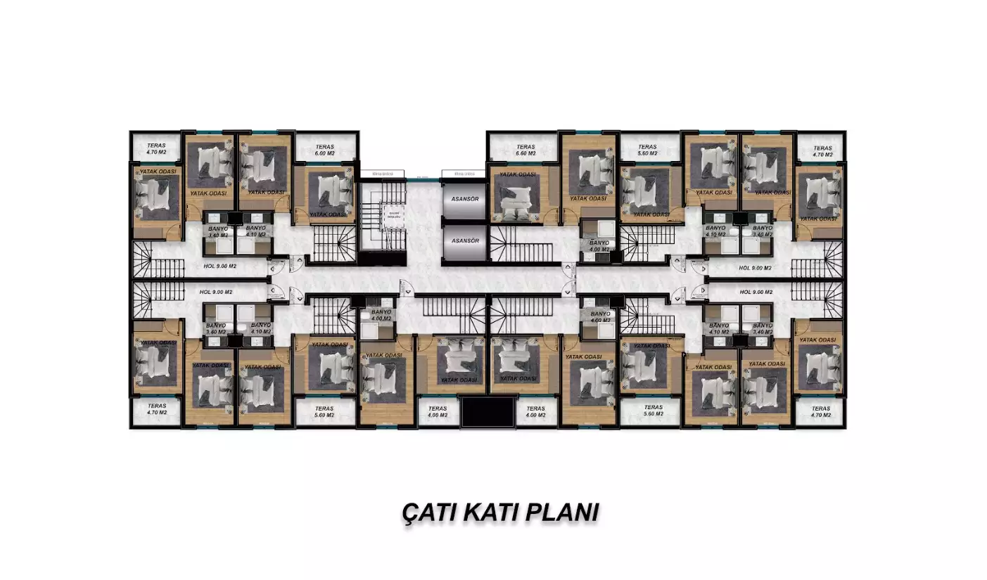 Flat 50m² in Turkey, Gazipasа. Priced at 112000€ rent photo-18