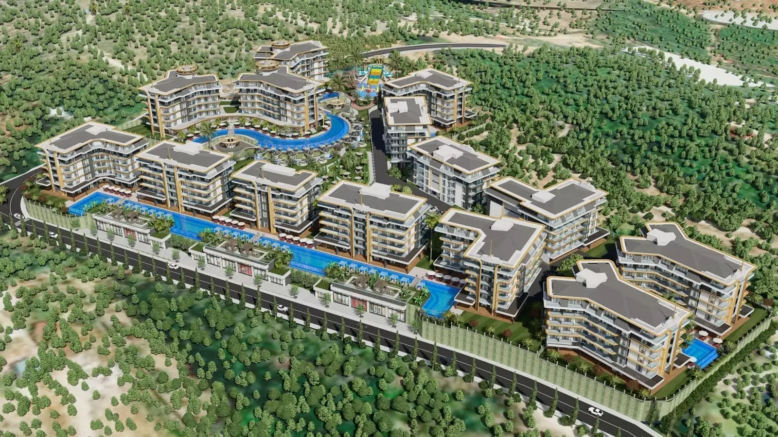 Flat 56m² in Turkey, Kestel. Priced at 170000€ rent photo-2