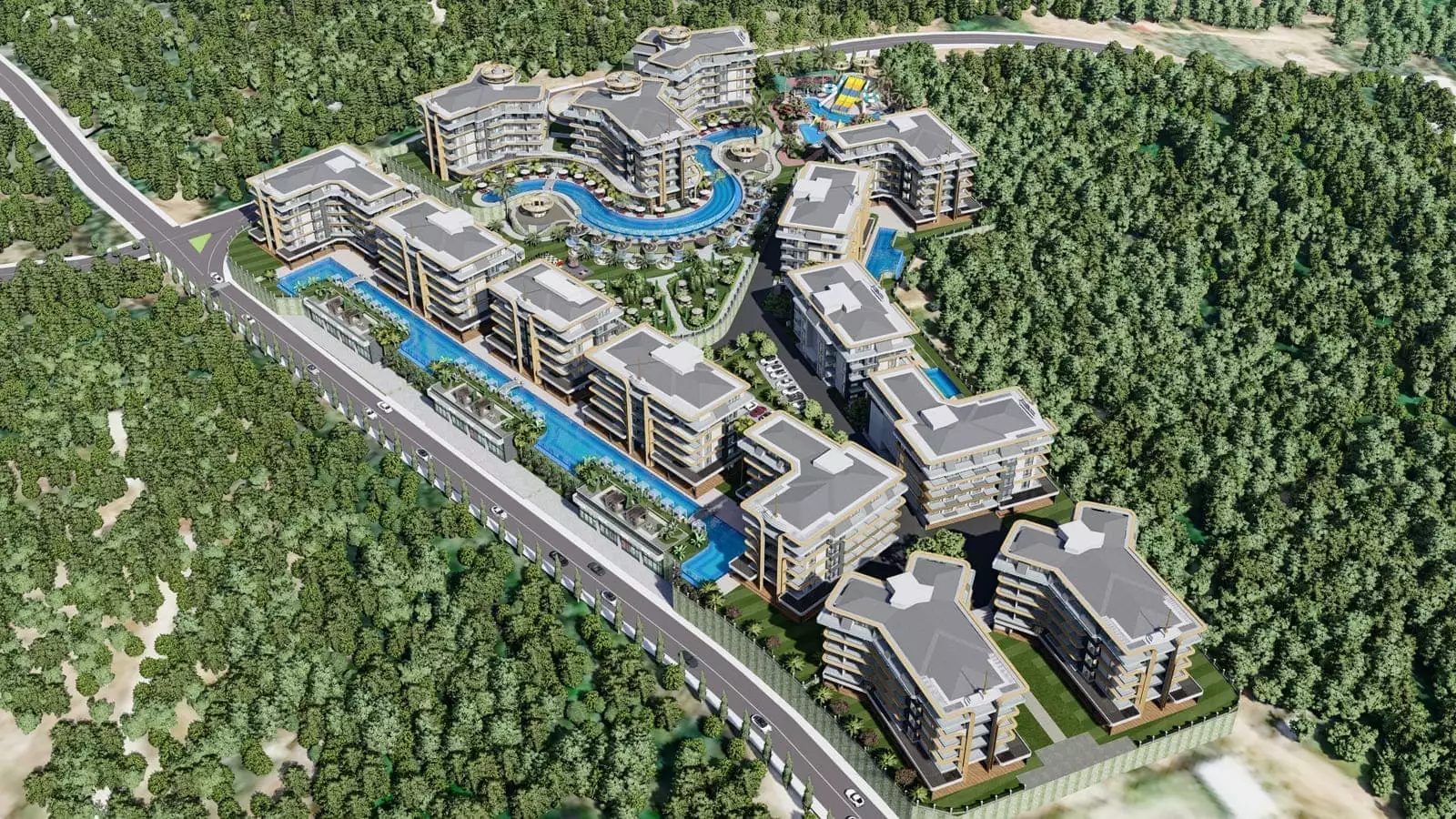 Flat 56m² in Turkey, Kestel. Priced at 170000€ rent photo-4
