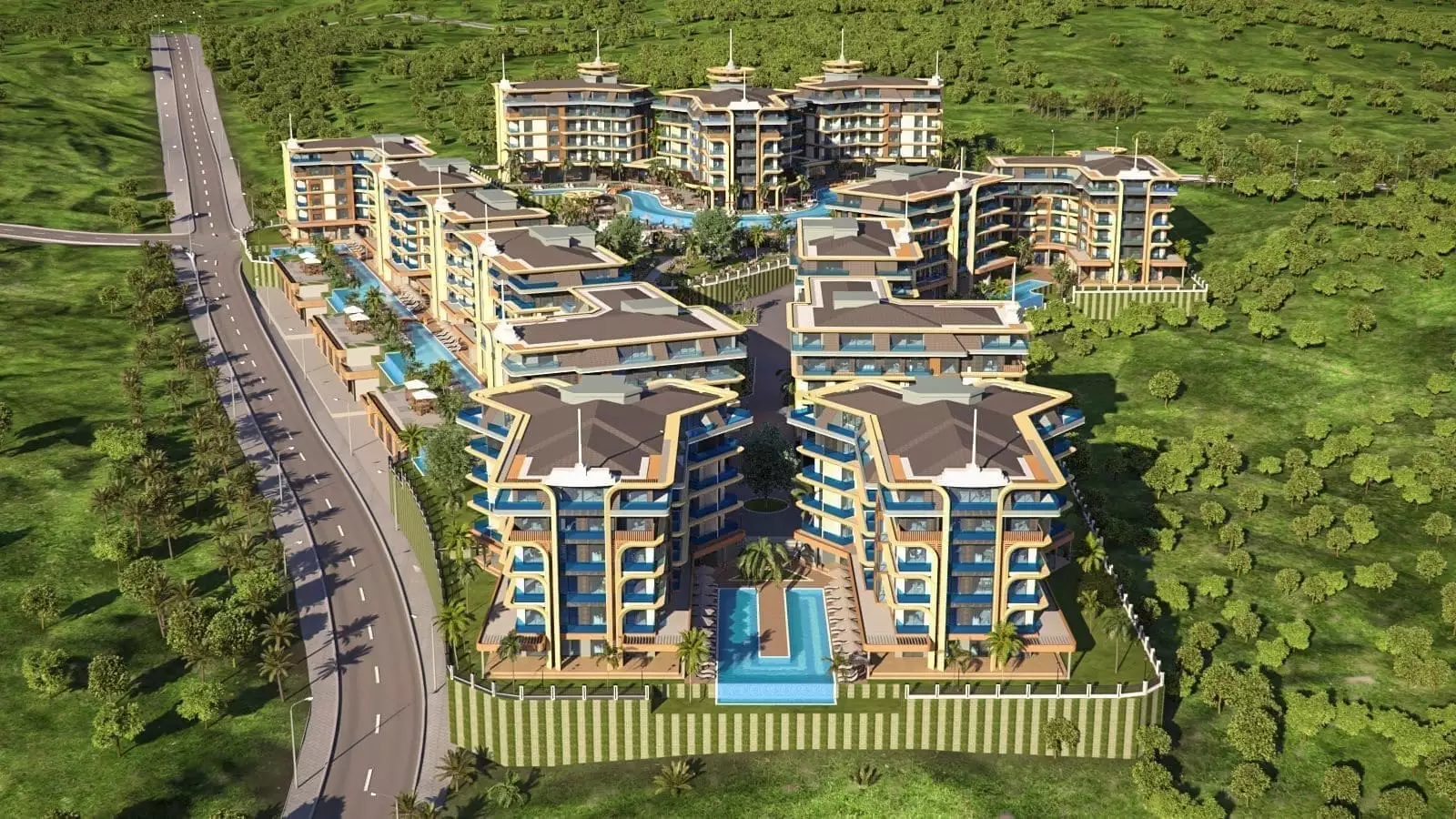 Flat 56m² in Turkey, Kestel. Priced at 170000€ rent photo-5