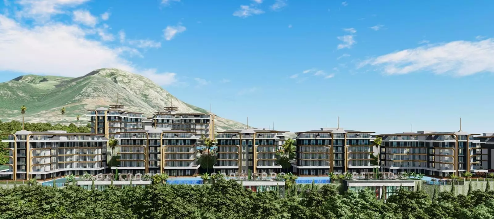 Flat 56m² in Turkey, Kestel. Priced at 170000€ rent photo-7