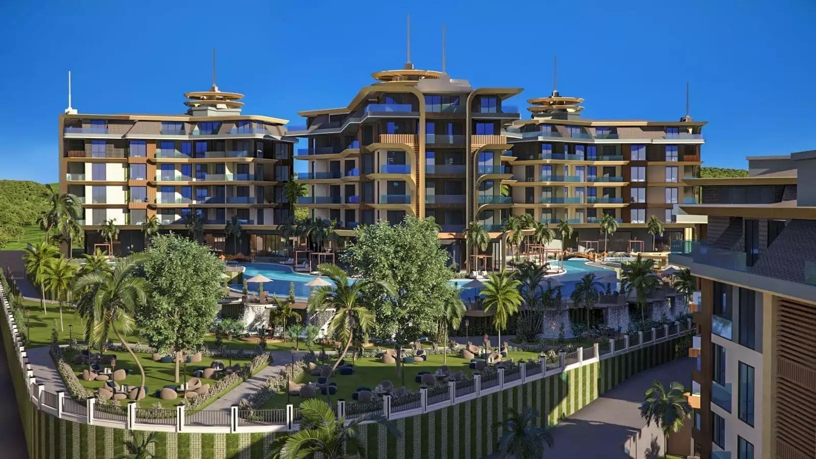 Flat 56m² in Turkey, Kestel. Priced at 170000€ rent photo-11